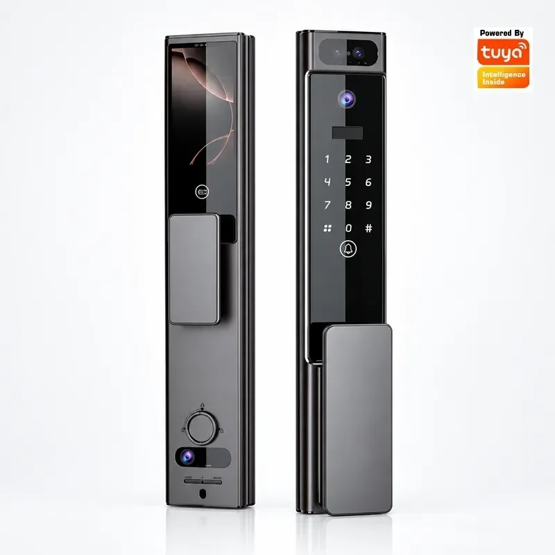 Tuya Wifi Smart Lock Face Recognition Palm Vein Fingerprint Password Remote Control Automatic Entry Door Lock
