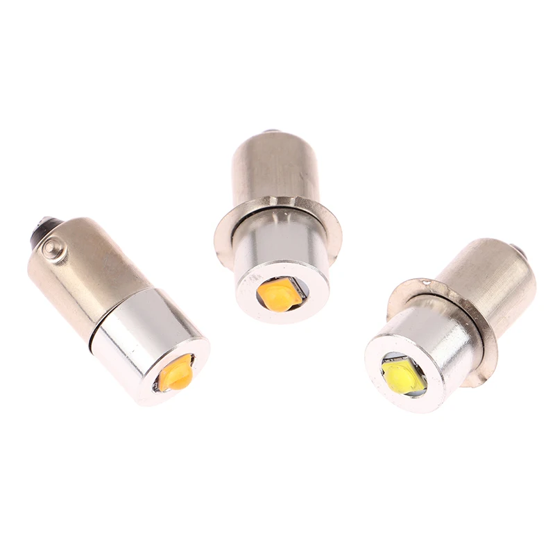 3W LED Lights High Bright DC 6-24V 3-12V Replacement Bulb 300lm Lashlight For P13.5S BA9S Base Work Lamp Torch LED Light Bulb