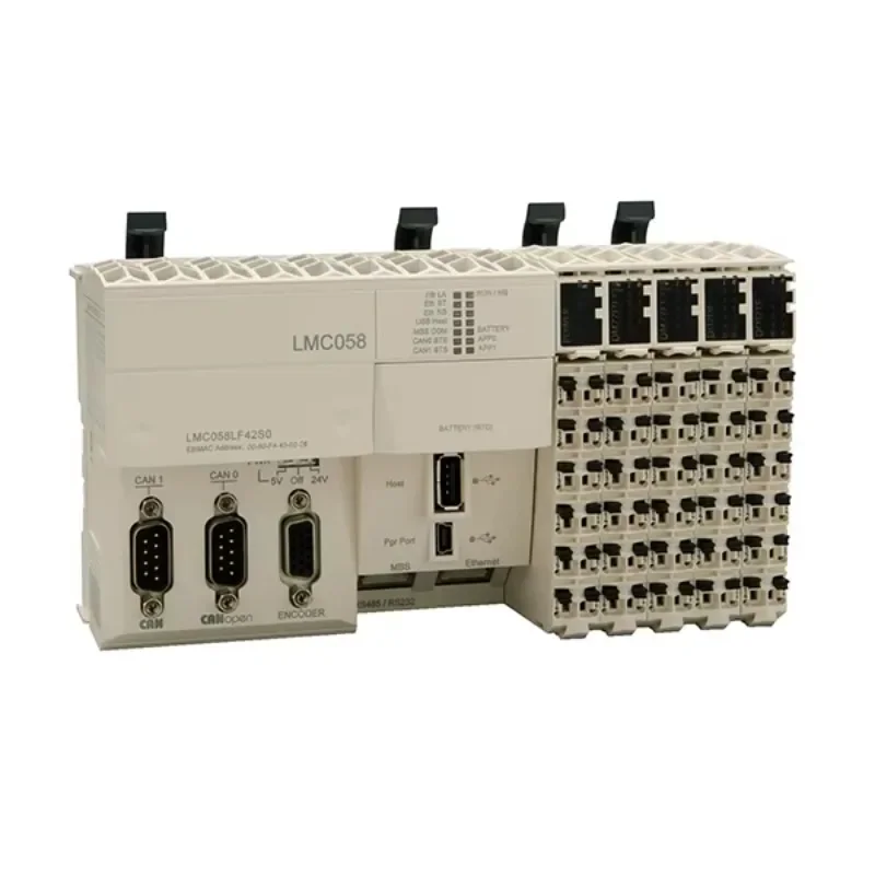 

New in Box Drive Controller Modicon LMC058 Compact Base 42 I/O 24 V DC Supply LMC058LF42