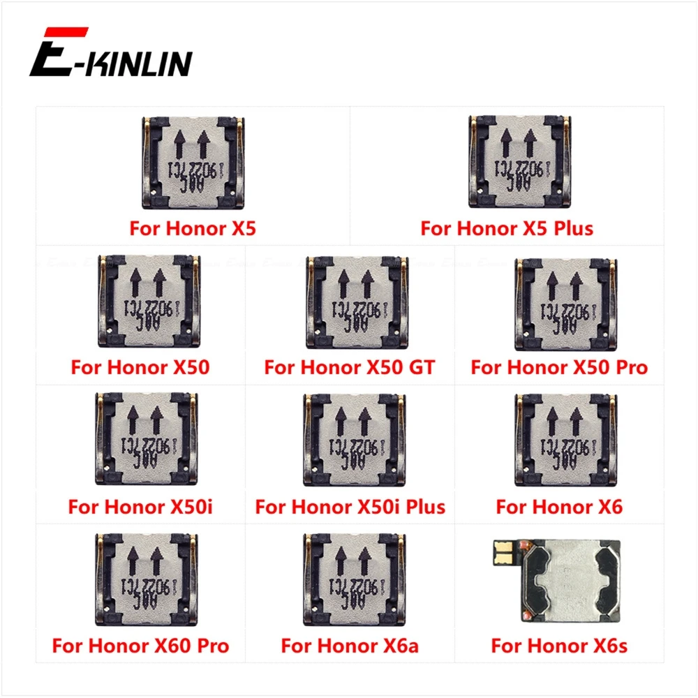 Top Speaker Earpiece Ear Sound Receiver Flex Cable For HuaWei Honor X60 X50 X6 X5 Pro GT X50i Plus X6a X6s Parts