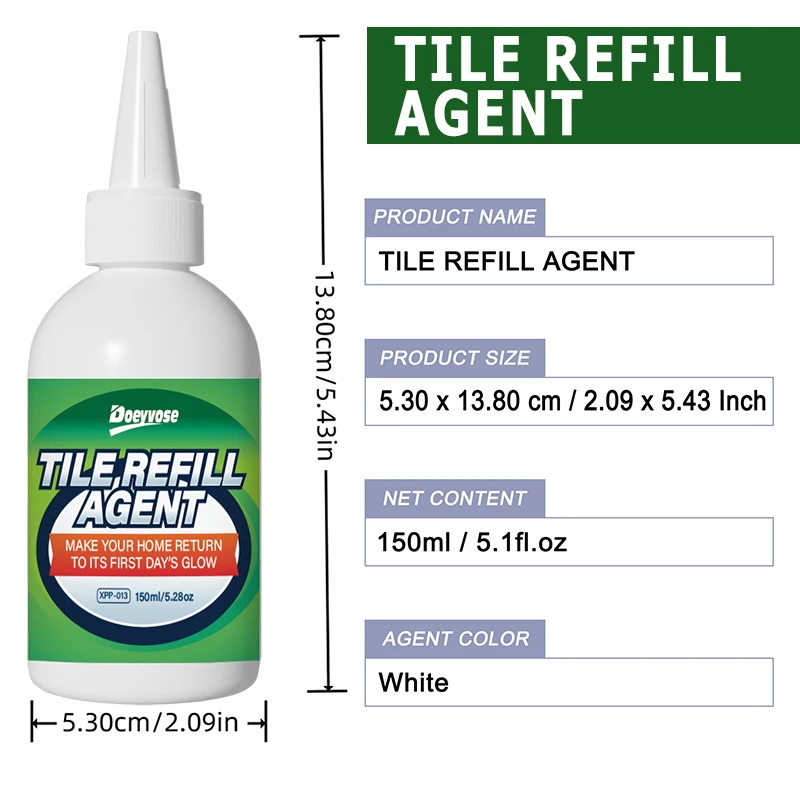 150ml Ceramic Tile Grout Restorer White Anti Mildew Sealant Fast Cure Joint Filler for Bathroom Wall Floor Tile Seam