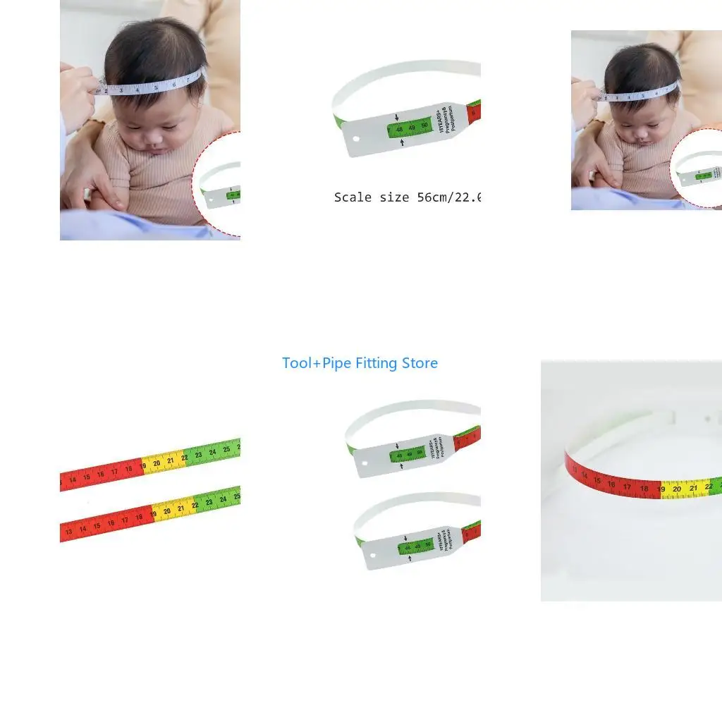 F92B Infant Head Size Measuring Device Soft Elastic Ruler for Baby Household Items