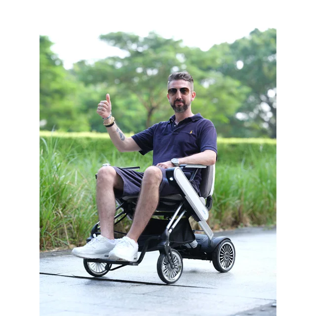 Foldable Electric Wheelchair for Travel