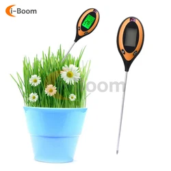 4 in 1 Soil Tester High Precision PH Thermohygrometer Illuminance Meter Plant Growth Environment Monitoring Instrument