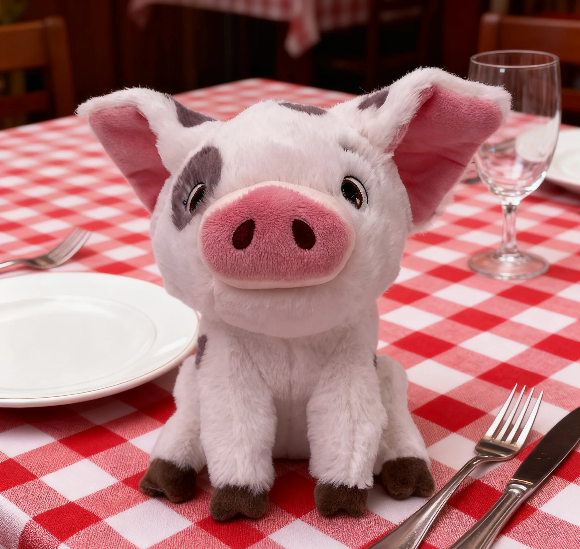 20 سنتيمتر فيلم الحيوانات موانا الحيوانات الأليفة خنزير بوا لطيف الكرتون ألعاب من نسيج مخملي محشوة دمى على شكل حيوانات هدايا عيد ميلاد الأطفال #2