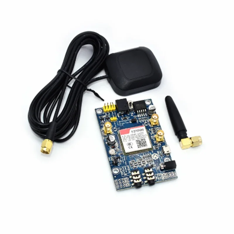 Imagem -05 - Placa de Desenvolvimento do Módulo Sim808 com Antena Gps Gsm Gprs Gps Ipx Sma Arduino Raspberry pi 2g 3g 4g Cartão Sim