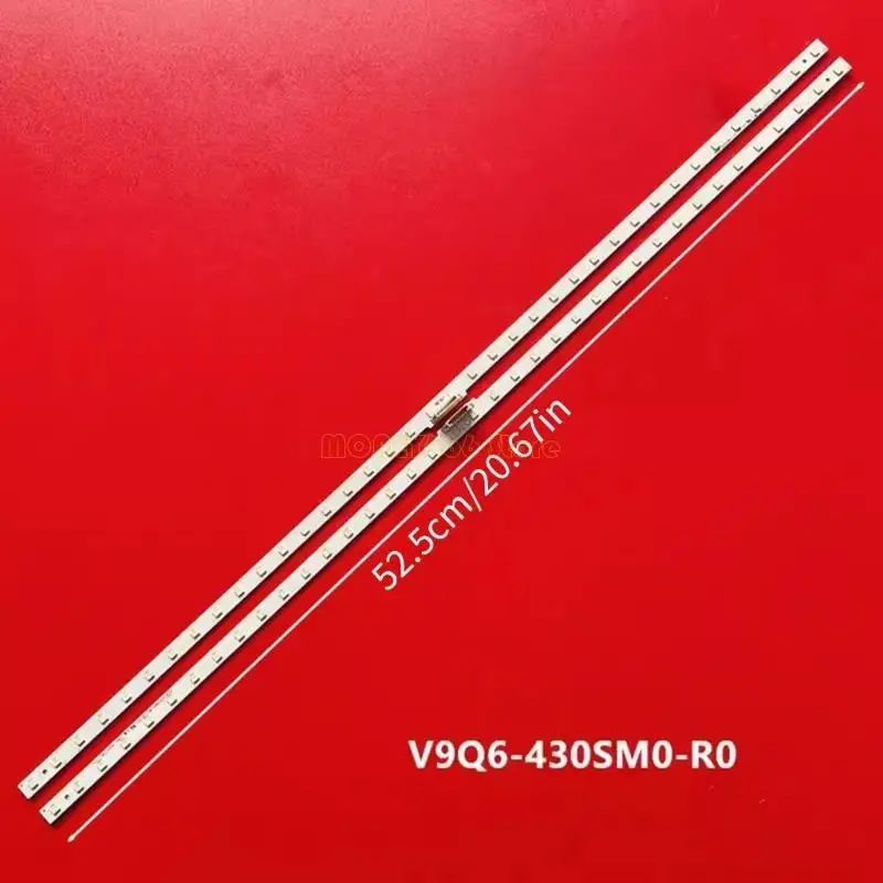 F62C 2PCS LED 백라이트 스트립 V9Q6-430SM0-R0 BN96-48377A QA43Q60RAJ QE43Q60RAT QE43Q60TAU QN43Q60RAF 교체