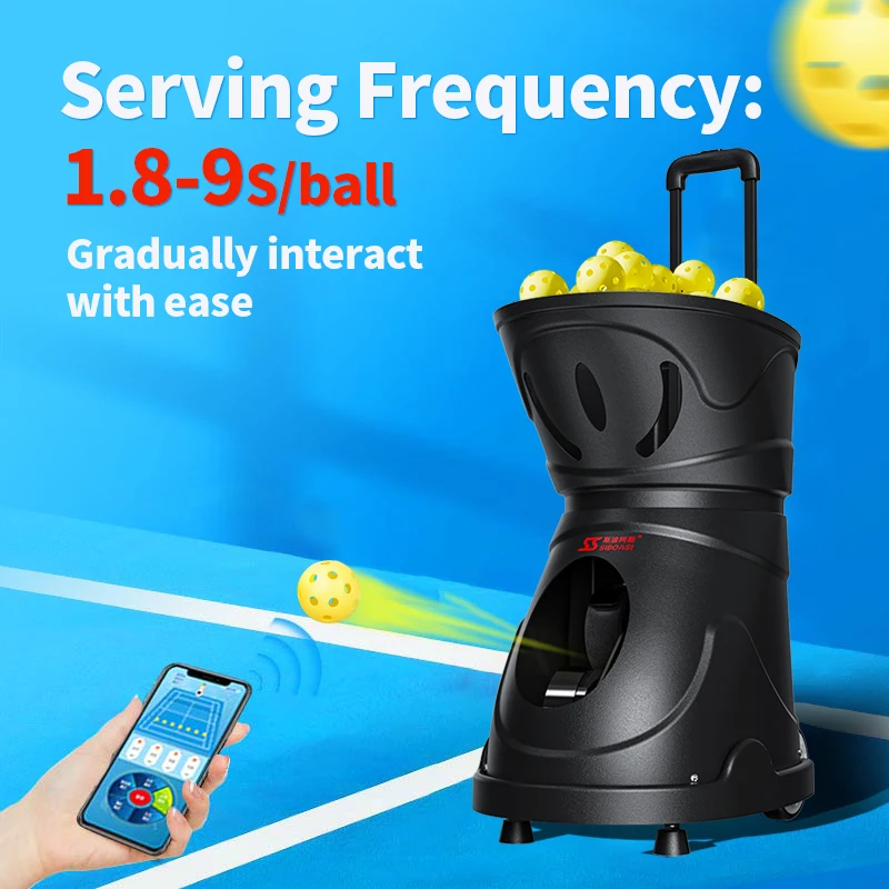 آلة كرة البيسبول الاحترافية من SIBOASI، معدات ترفيهية للتدريب على الإلكترونيات الأوتوماتيكية، تطبيق تحكم عن بعد صديق للبيئة