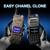 BAOFENG UV-25 PRO GPS Walkie Talkie Long Range 10W Multi Band 1000CH Wireless Copy Frequency AM Type-C 5200mAh Two Way Ham Radio