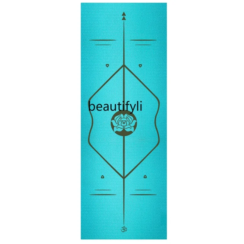 

6Mm yoga mat body position line beginner non-slip dance rope skipping shock absorption sound insulation floor mat