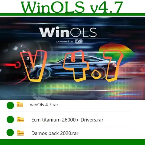 Winols 4.7 Windows10 7에서 완전 활성화됨 Vmware 다국어 +2021 Damos +ECM TITANIUM+ IMMO 서비스 도구 필요 없음