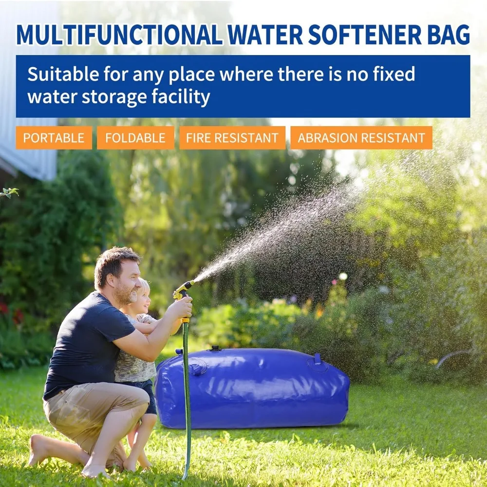 Collapsible 2480L/650Gal Water Tank, Large-Capacity Portable Water Storage for Emergency Drought Relief