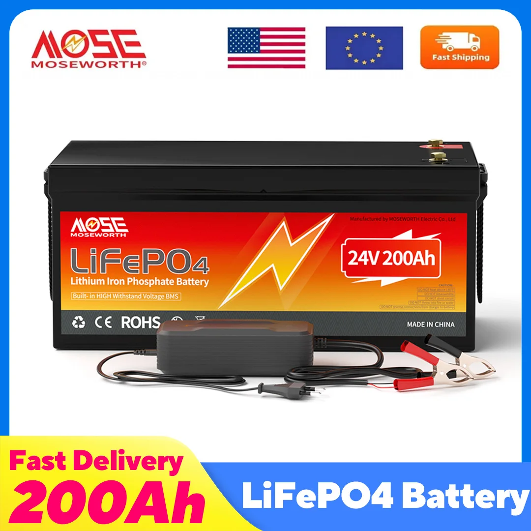 24V 200Ah Lifepo4 L…