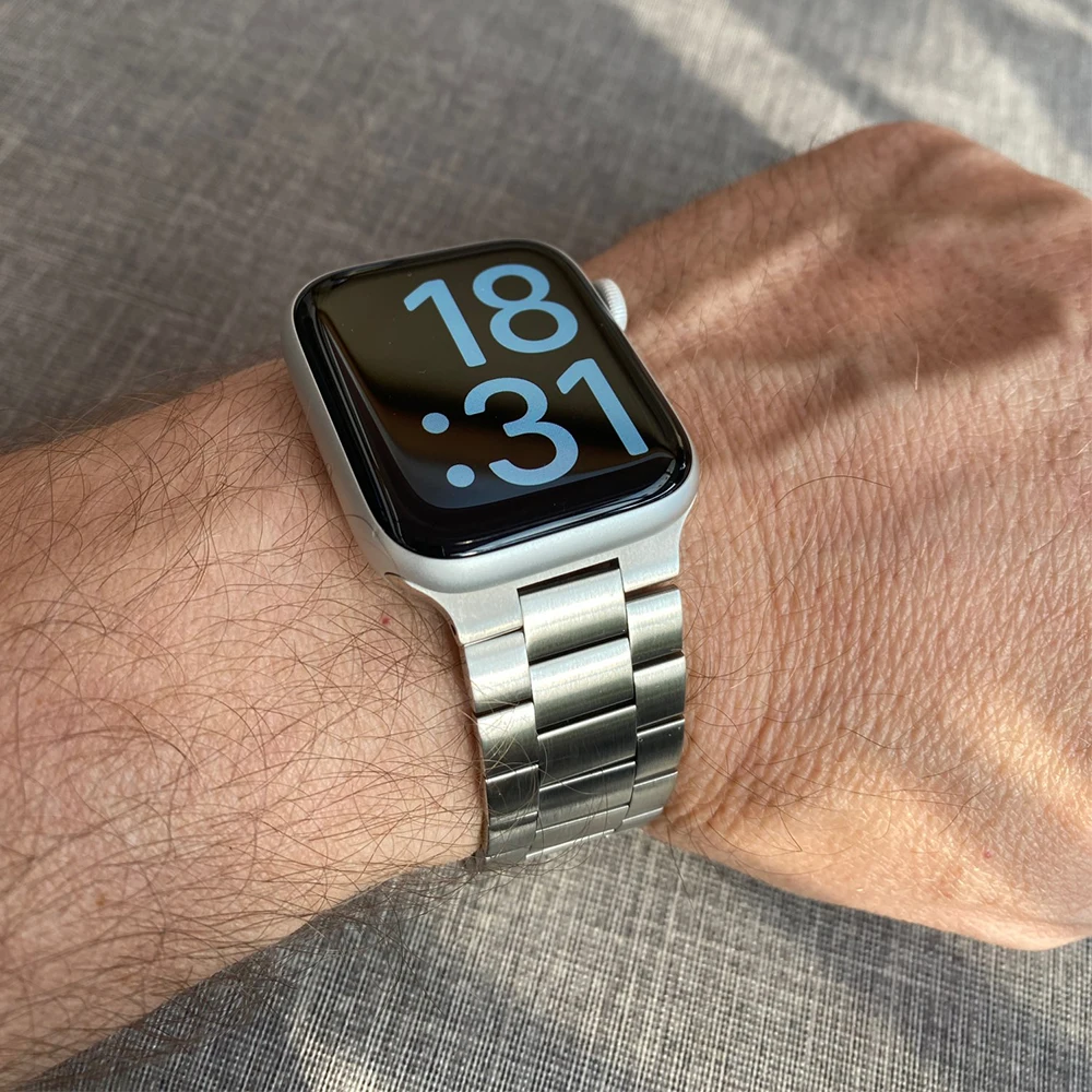 حزام من الستانلس ستيل لساعة ابل ، سوار ربط ، 7 ، 8 ، 9 باند ، 45 مللي متر ، 41 مللي متر ، iWatch Ultra 2 ، 49 مللي متر ، 6 ، SE ، 5 ، 4 ، 44 مللي متر, 40 مللي متر, 42 مللي متر, أكسسوارات