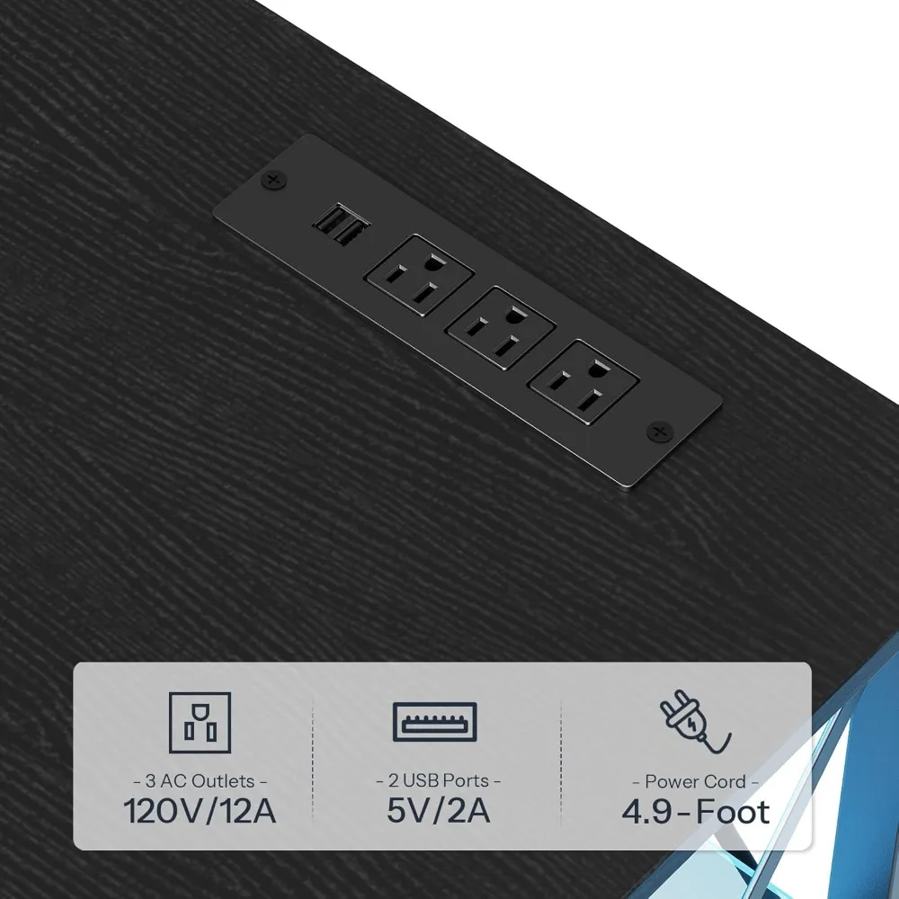 مركز ترفيه مع مدفأة ومحطة شحن لأجهزة التلفاز حتى 65 #5