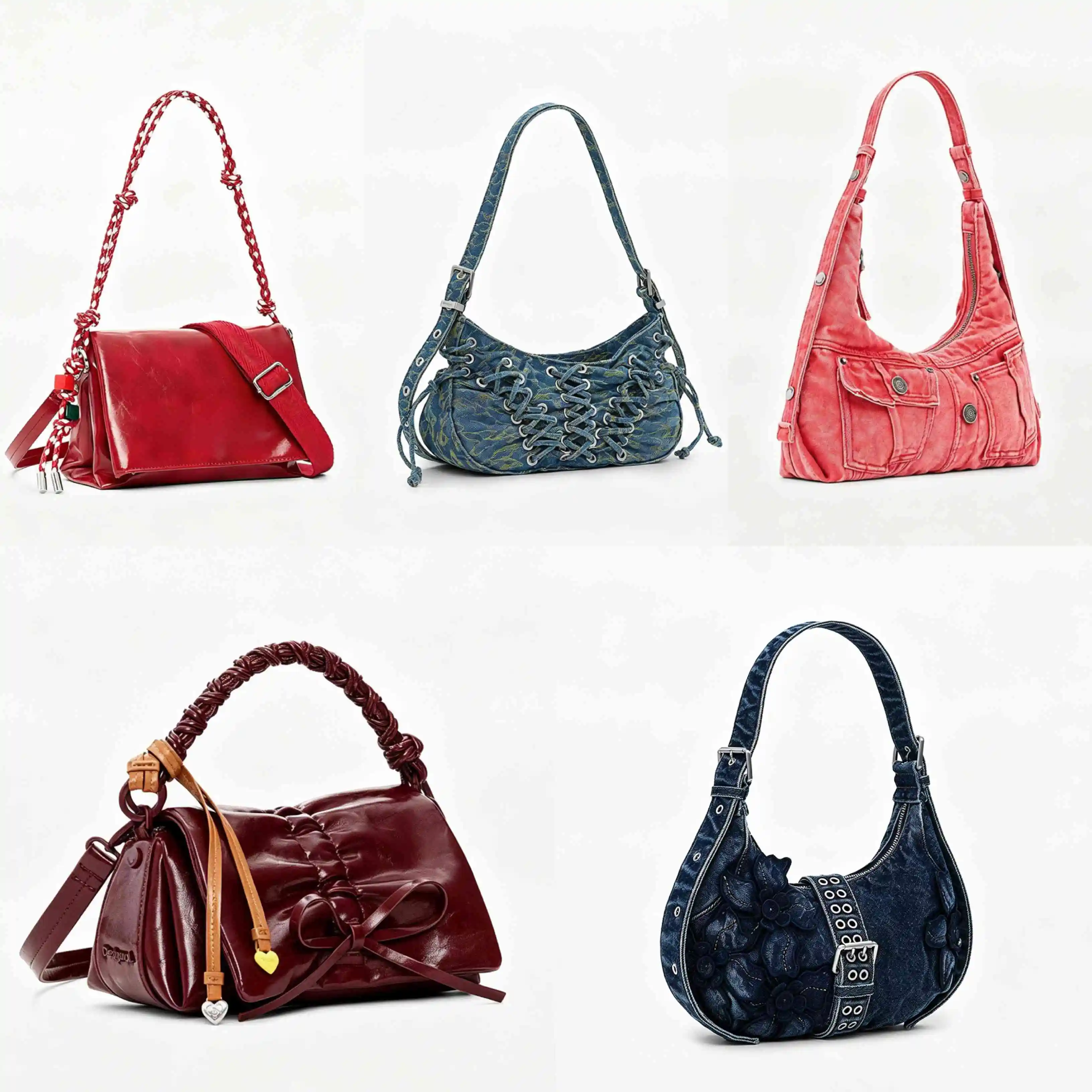 

A2 Foreign trade Spanish ethnic style embroidered printed design women's handbag shoulder bag large capacity fashionable 2026