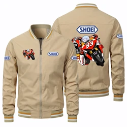 High end fashion hot selling SHOEI Motorcycle Racing Marquez 93 motorcycle men's casual oversized cycling jacket