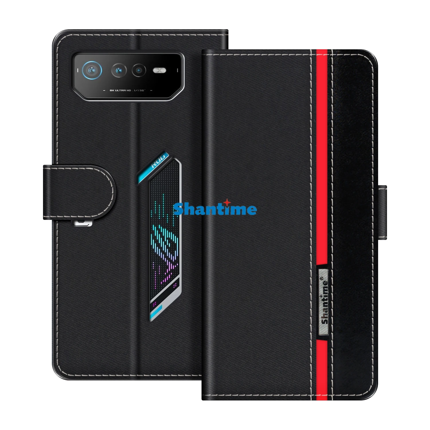

compatible with Asus ROG Phone 6 Asus ROG Phone 6D protective case book wallet cell phone cover folding case