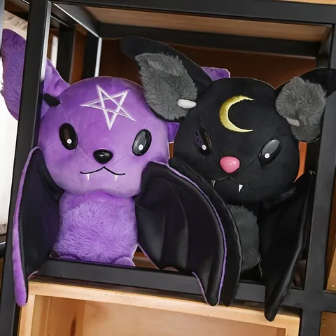 Cute Dark Bat Halloween Plush