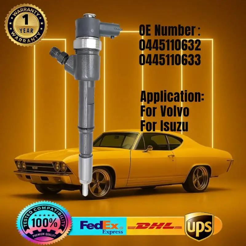 

0445110632 0445110633 Топливная форсунка Common Rail для Volvo Isuzu