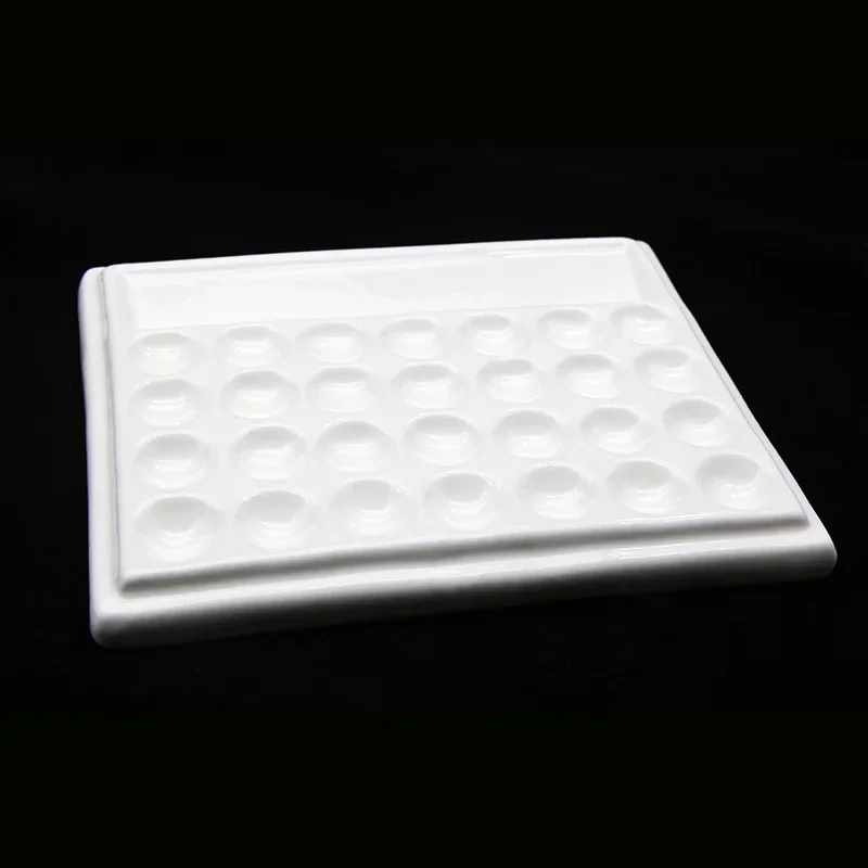 Dental Laboratory Porcelain Watering and Thermal Insulation Moisturizing Porcelain Plate Palette with Tooth Tools