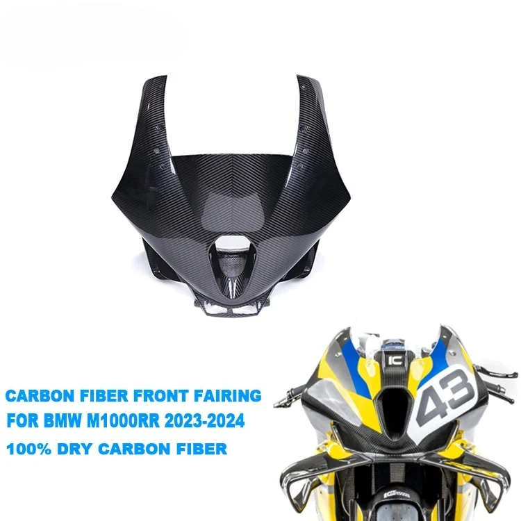 

Carbon Fiber M1000RR Racing Fairings Motorcycle Front Upper Fairing for BMW M1000RR Racing 2023 2024