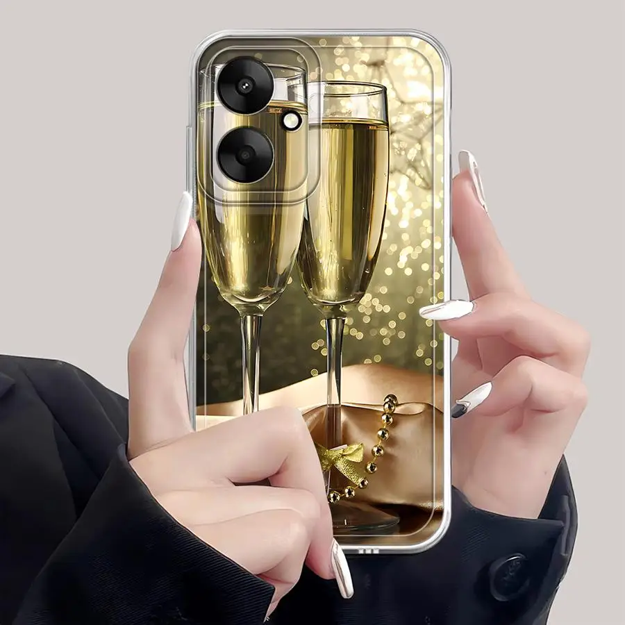 حافظة هاتف Love Rose Gold Style لهاتف Xiaomi Mi 11T Pro 11 Lite غطاء هاتف ناعم