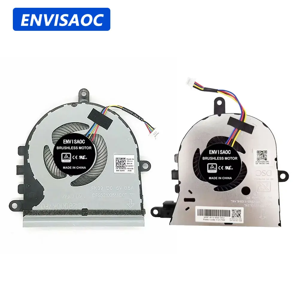 Ventilateur de refroidissement et dissipateur thermique pour ordinateur portable OEM pour Dell Inspiron 15 5575 5570 5593 3533 3583 3584 3585 3593 3595 P75F 3501 3502 3505