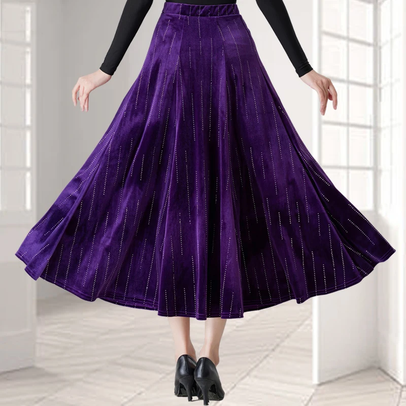 Mode Wals Ballroom Dans Rokken Volwassenen Rumba Samba Moderne Dansen Rok Dames Latin Dans Kostuum Stadium Slijtage DW10813