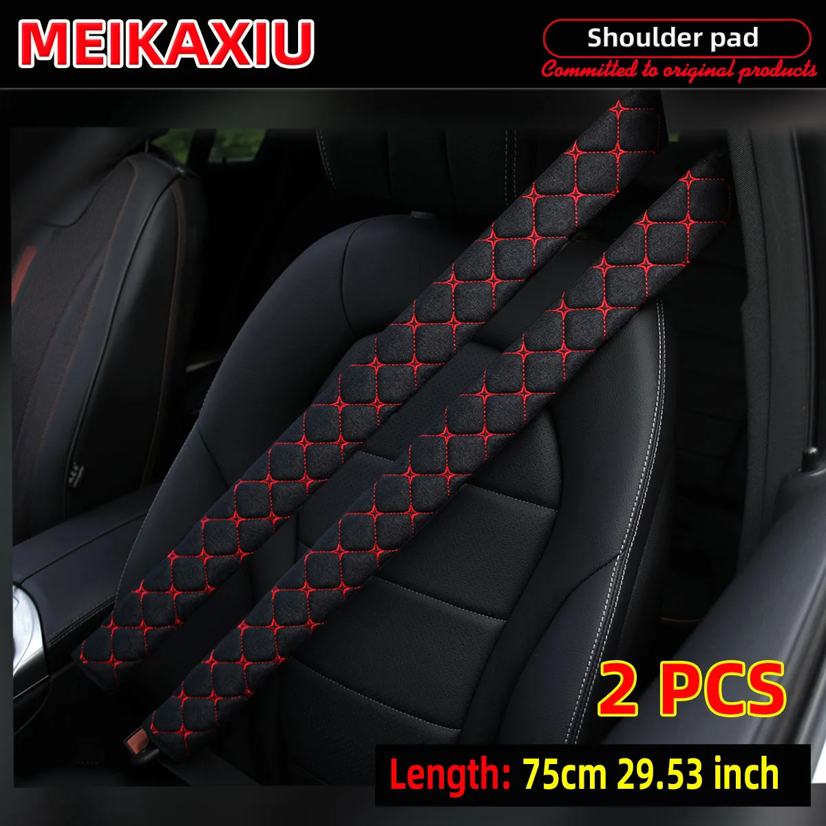 2-pecas-75cm2953-polegadas-tecido-de-malha-de-linho-sintetico-respiravel-couro-protetores-de-ombro-de-carro-multiplos-decoracoes-de-cinto-de-seguranca