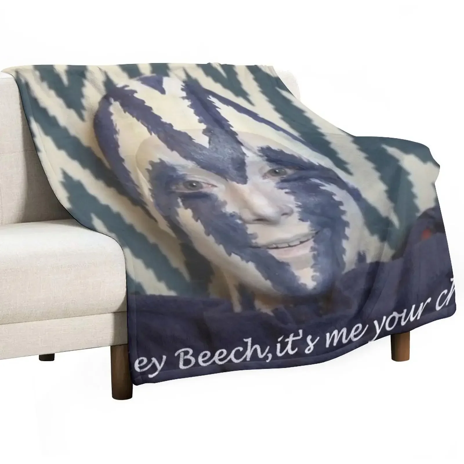 

Hey beech it's me your chair Throw Blanket Polar Weighted Blankets