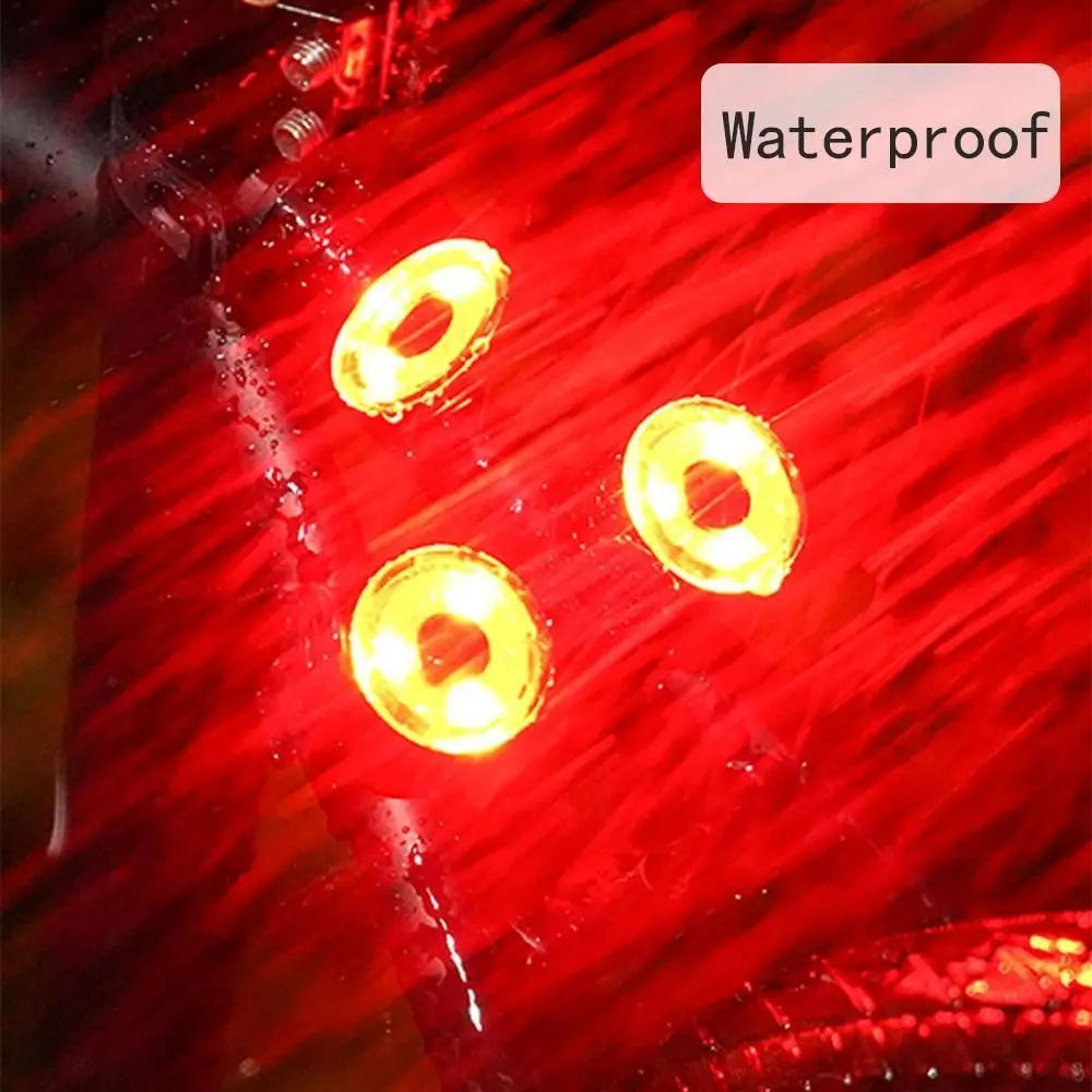 

Водонепроницаемый 3-режим освещения, задний фонарь для ночной езды на велосипеде, горный задний фонарь, аккумулятор, аксессуары для велосипеда, уличный