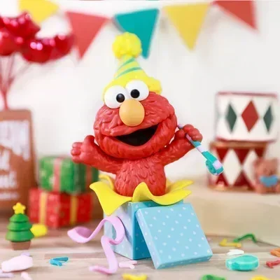 

POP MART Sesame Street Party Series Blind Box Toys Kawaii Anime Action Figure Caixa Caja Surprise Mystery Box Dolls Girls Gift