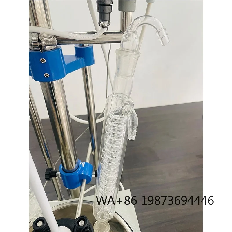Industrial Chemical Hydrolysis Reactor Single Layer Glass Reaction Vessel