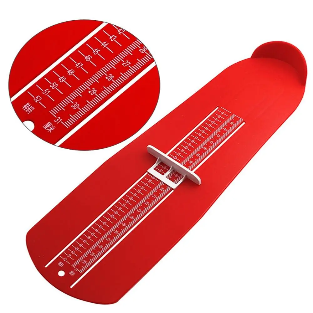 Plastic Adjustable Range Shoes Accessory Foot Measuring Device Ruler Foot Measure Gauge Foot Care Tool Foot Measuring Tool