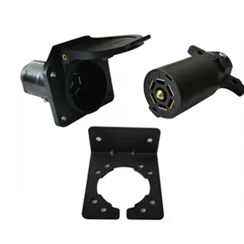 

US standard seven-core plug socket bracket, RV ATV UTV yacht trailer modification, accessories