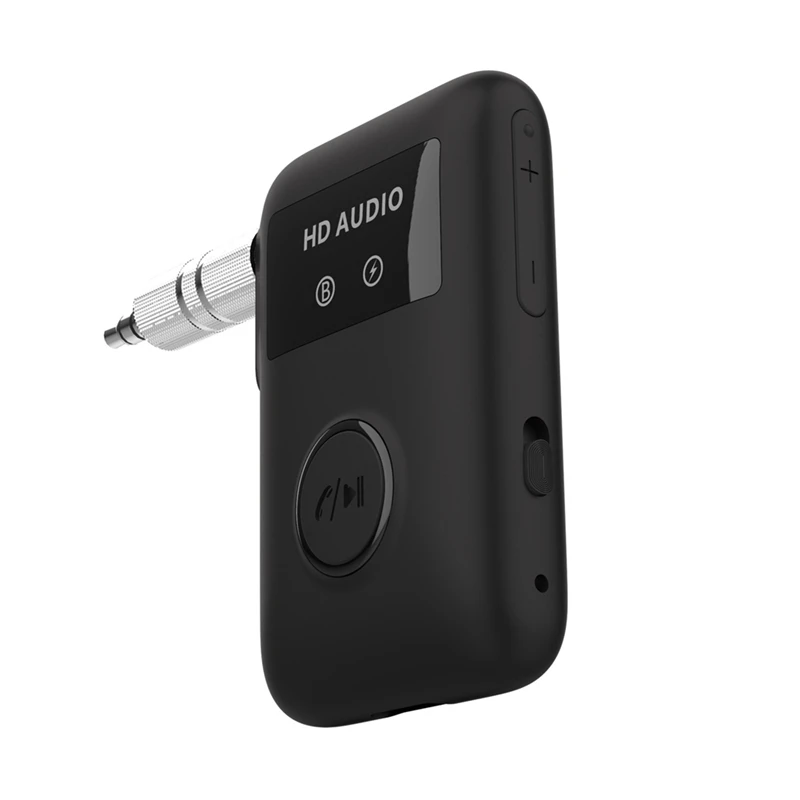 Adaptador receptor de Audio inalámbrico Compatible con Bluetooth BT5.3, con conector AUX de 3,5 Mm, adaptador inalámbrico de música estéreo