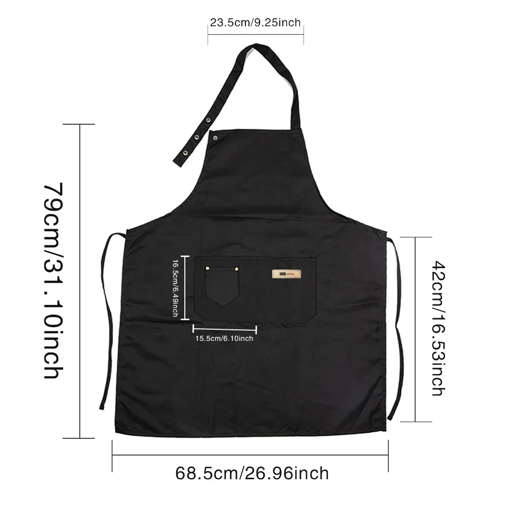 Apron Fabric Chefs Uniform Cooking Clothes for Breathable Kitchen Household Catering  Adult Oil Resistant Work All Seasons Print