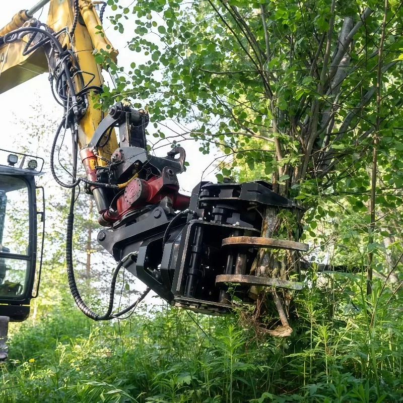 Log Handling Grabs Timber Clamp Hydraulic Wood Grab Excavator Attachment Forestry Grabber