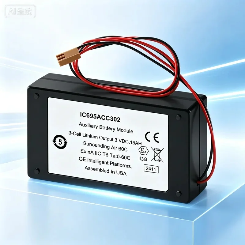 3V 15AH Battery for GE FANUC IC695ACC302