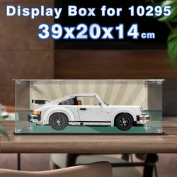 Acrylic display box for lego bricks 10295 display case for Turbo building block model car   dustproof clear storage box