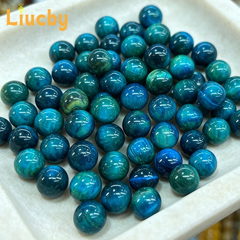Scattered Beads Natural Stone Treasure Blue Tiger Eyes For Jewelry Making DIY Bracelets Accessories 15' Wholesale 6/8/10/12/14mm