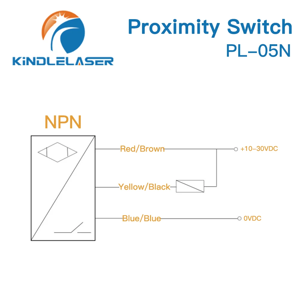 KINDLELASER Sensore di prossimità induttivo Interruttori PL-05N 5mm NPN Out DC10-30V Normalmente aperto NUOVO per macchina da taglio laser