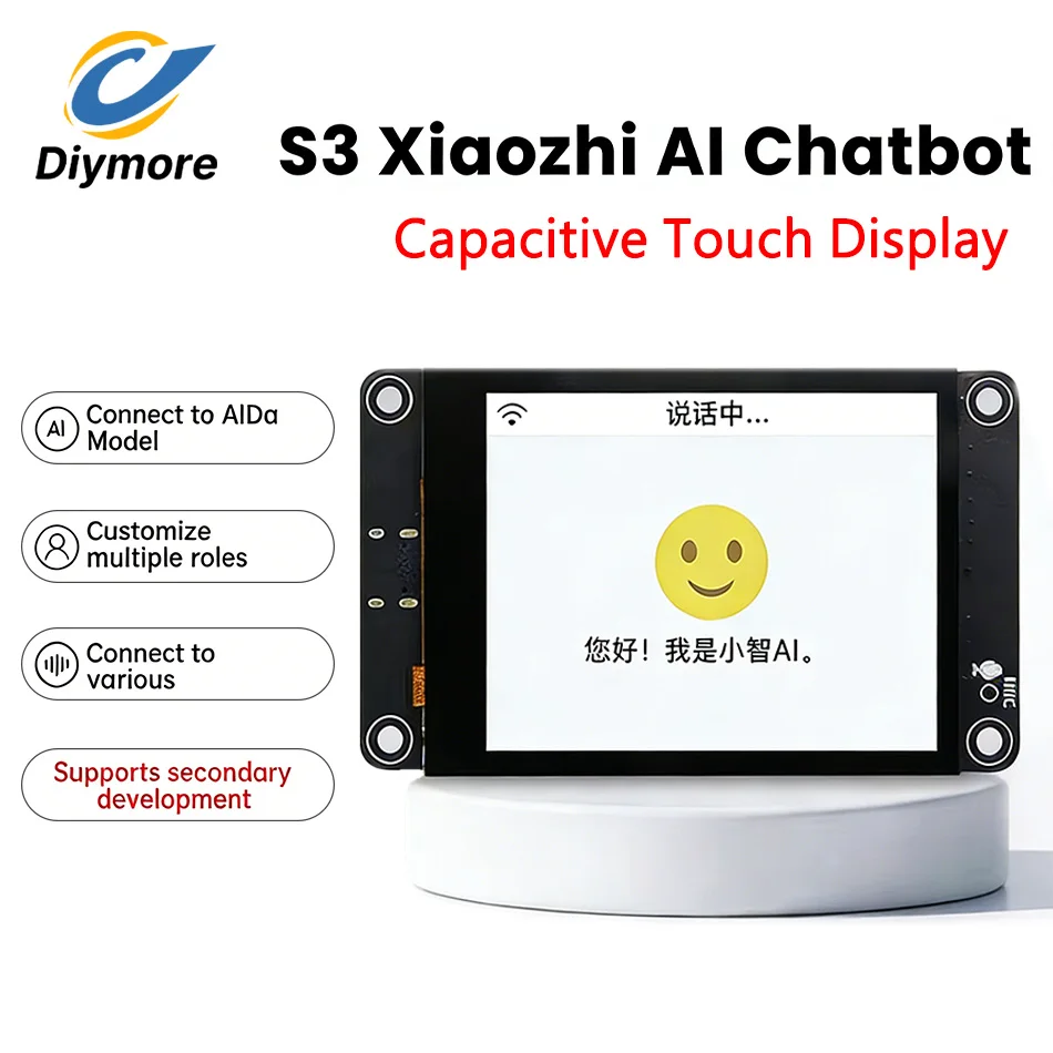 ESP32 S3 Xiaozhi AI Capacitive Touch Display 240x320 IPS Screen ESP32 S3 Development Board WiFi Bluetooth Smart Display