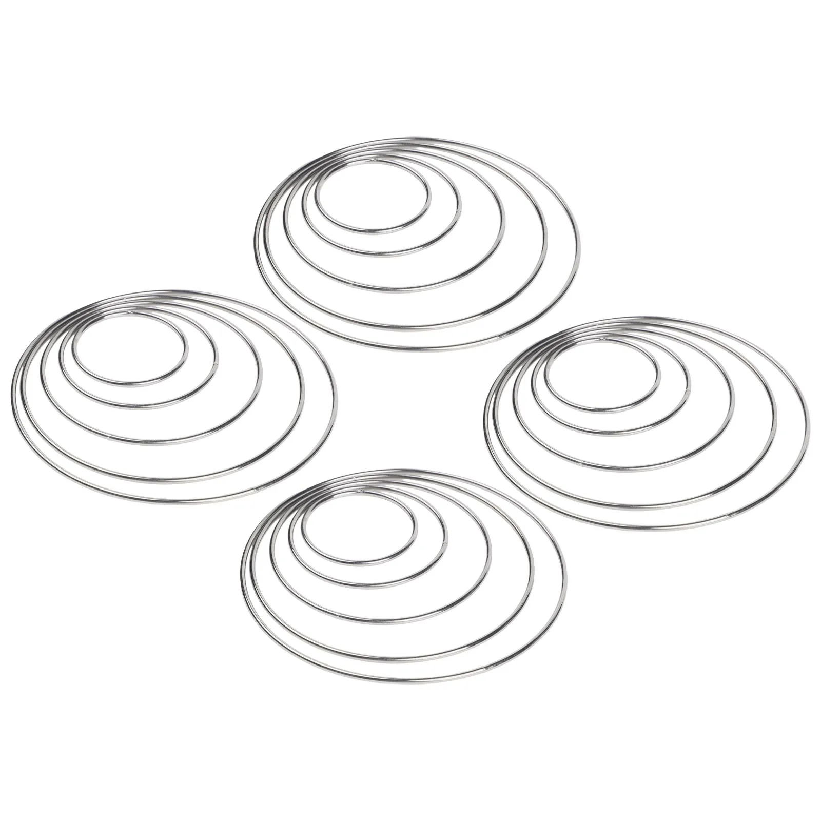 

Sturdy Craft Rings for Wreaths and Decor 20 or 40 Pieces of Metal Rings for Your Creative Projects and Celebrations