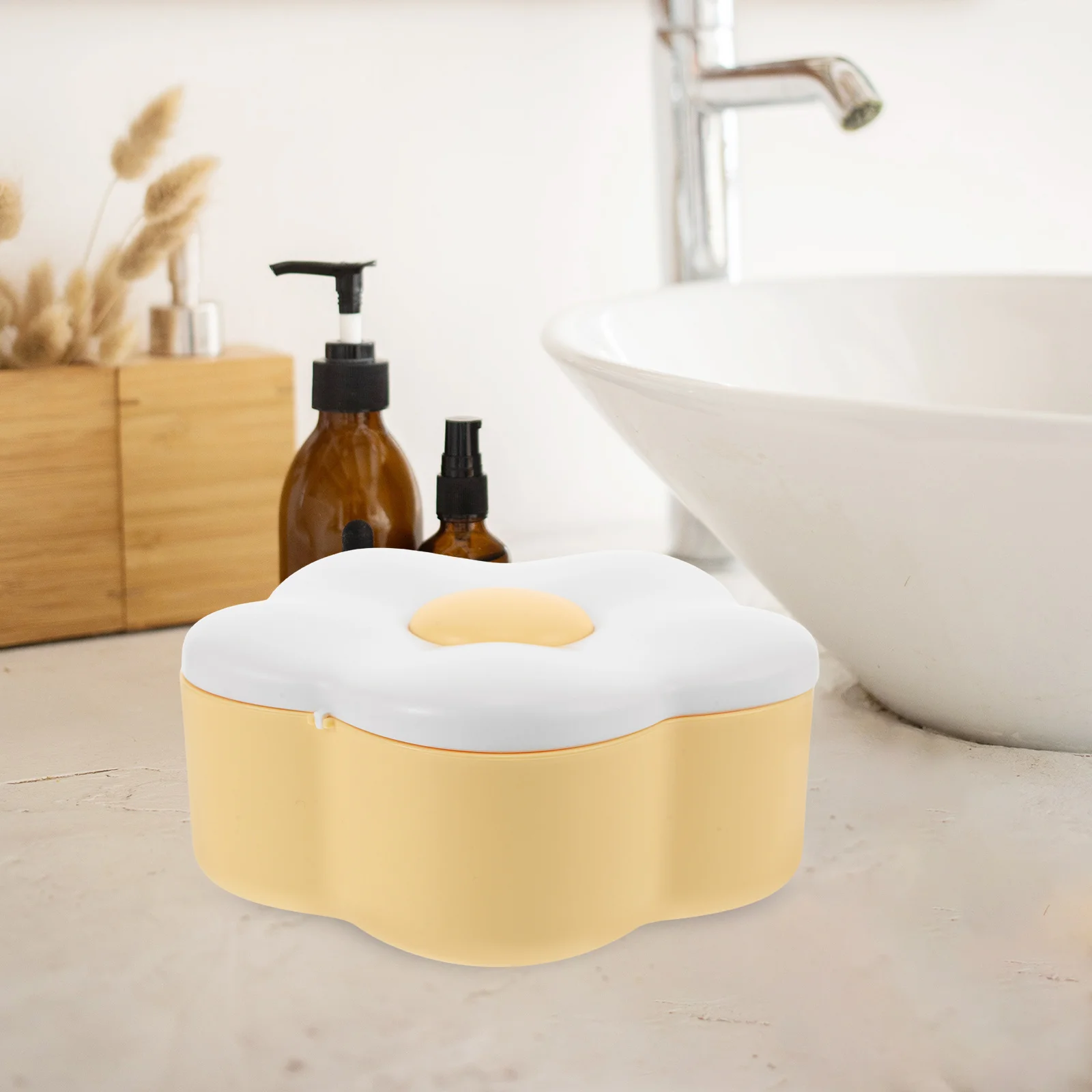 

Jewelry Storage Box Flower Shaped Organizer for Necklace Bracelet Ring Earring Holder Women Dresser Container Travel