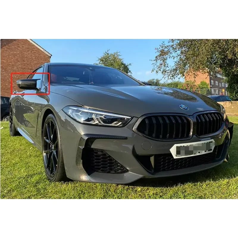 M4 Style Carbon Fiber Rearview Mirror Cover for BMW 3 Series G20 8 Series G14 G15 G16 2019+ Car Side Wing Cap Replacement