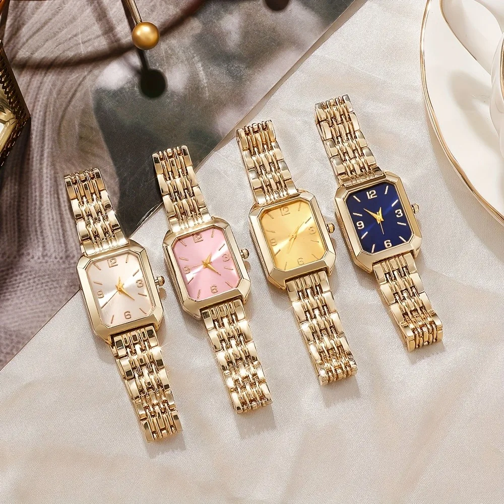 1pc New Arrival Women's Luxurious Party Quartz Watch, Square Dial, Daily‑versatile, Ideal Gift for All Occasions & Holidays