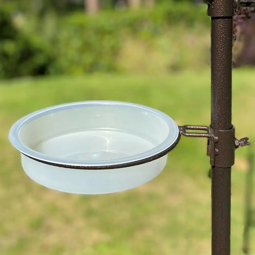 Bird Feeding Dish Tray Platform Feeder Bird Water Bowl Hanging Bird Bath For Outdoor Outside Patio Parrot Tree Garden Courtyard