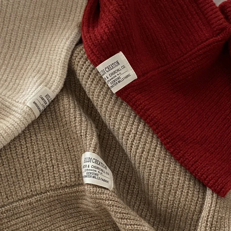Winterwarme Woll-Strickmütze mit Falschem Schalkragen, Kapuzenpullover und Einteiligem Nackenwärmer für den Außeneinsatz bei Kälte – Detail 8